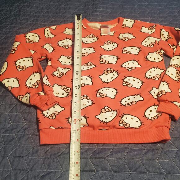 NWOT Sanrio Hello Kitty Girls Size 8/10 Sweatshirt & Joggers Pink Lounge Outfit - Picture 8 of 9